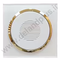 زنگ اخبار مدل آوا پلکسی سفید زه طلایی