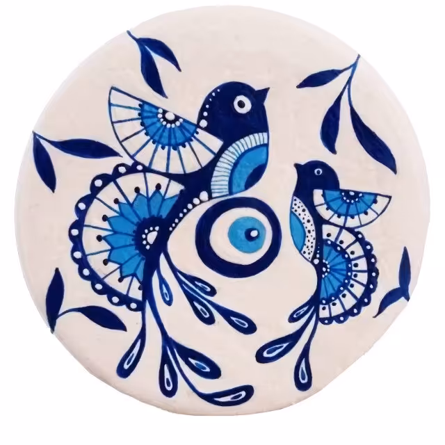 دیوارکوب سفال آمین چشم زخم