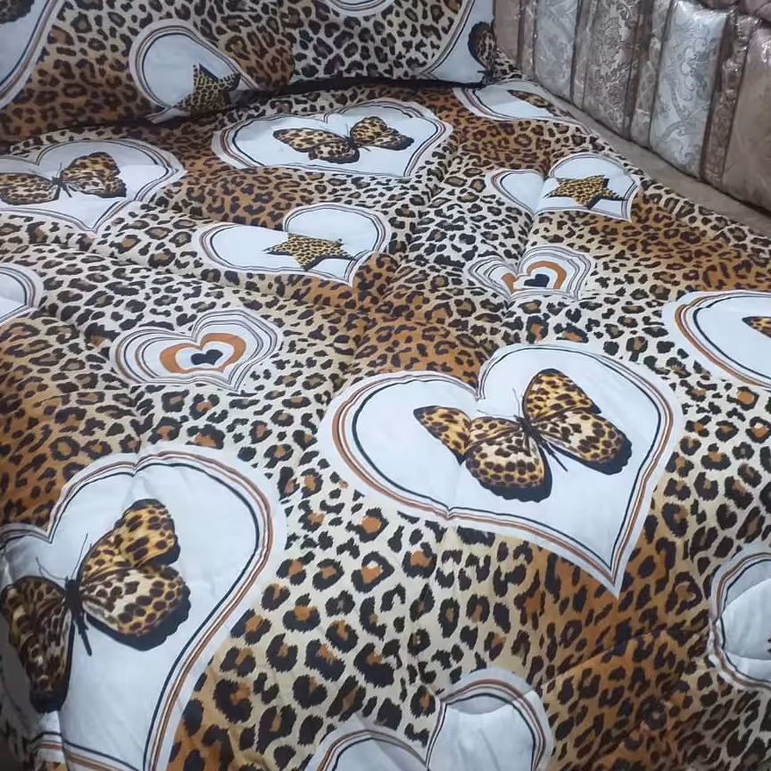روتختی دونفره 6 تیکه‌ طرح پلنگی