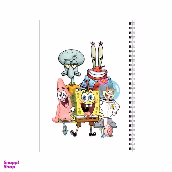 دفتر مشق 50 برگ بامبیلیپ طرح باب اسفنجی و دوستان کد 2508143