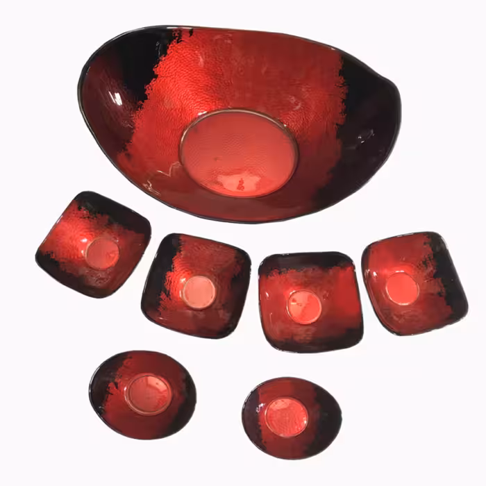 ست 7 تکه ظرف شیشه ای کد 210