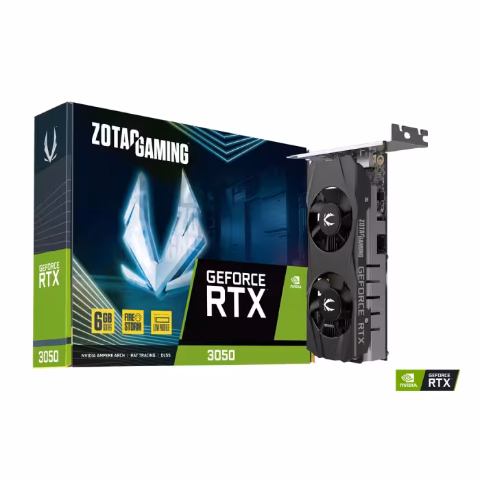 کارت گرافیک زوتک GAMING GeForce RTX 3050 6GB GDDR6 LP