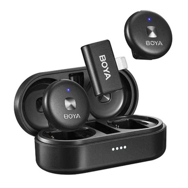 میکروفون یقه ای بویا BOYA Omic-D Ultracompact 24GHz Wireless Microphone Lightning