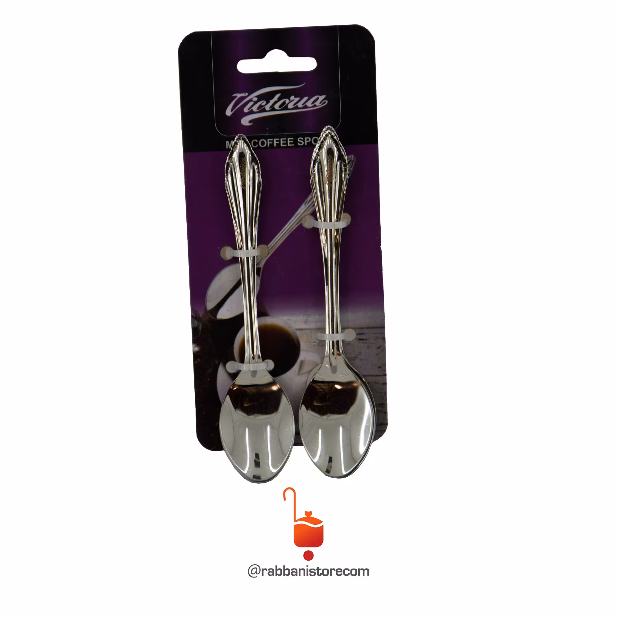 قاشق چایی خوری ویکتوریا 6عددی استیل k22