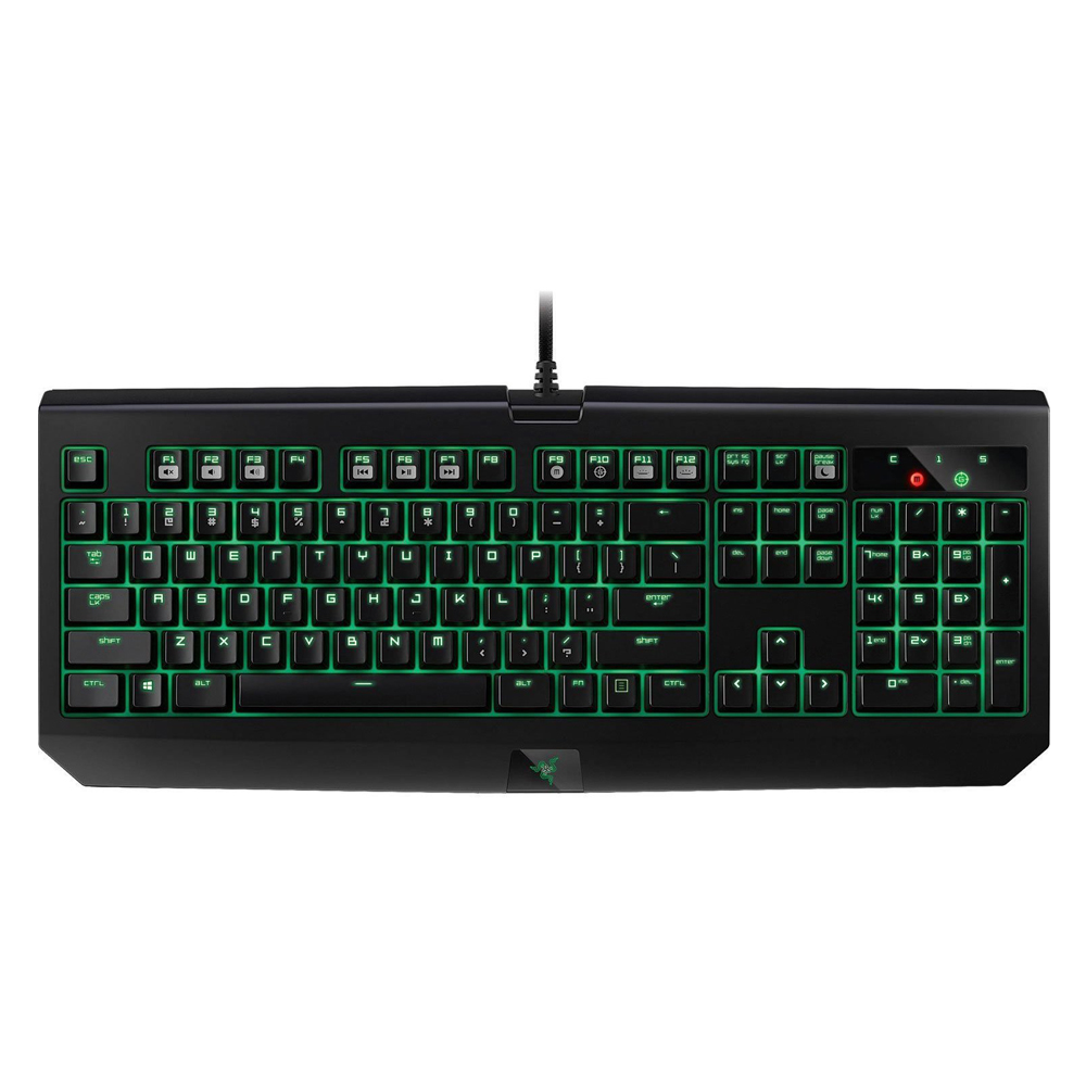 قیمت و خرید کیبورد گیمینگ باسیم ریزر مدل BLACKWIDOW ULTIMATE 2018 STEALTH Green Switch | یاس ارتباط