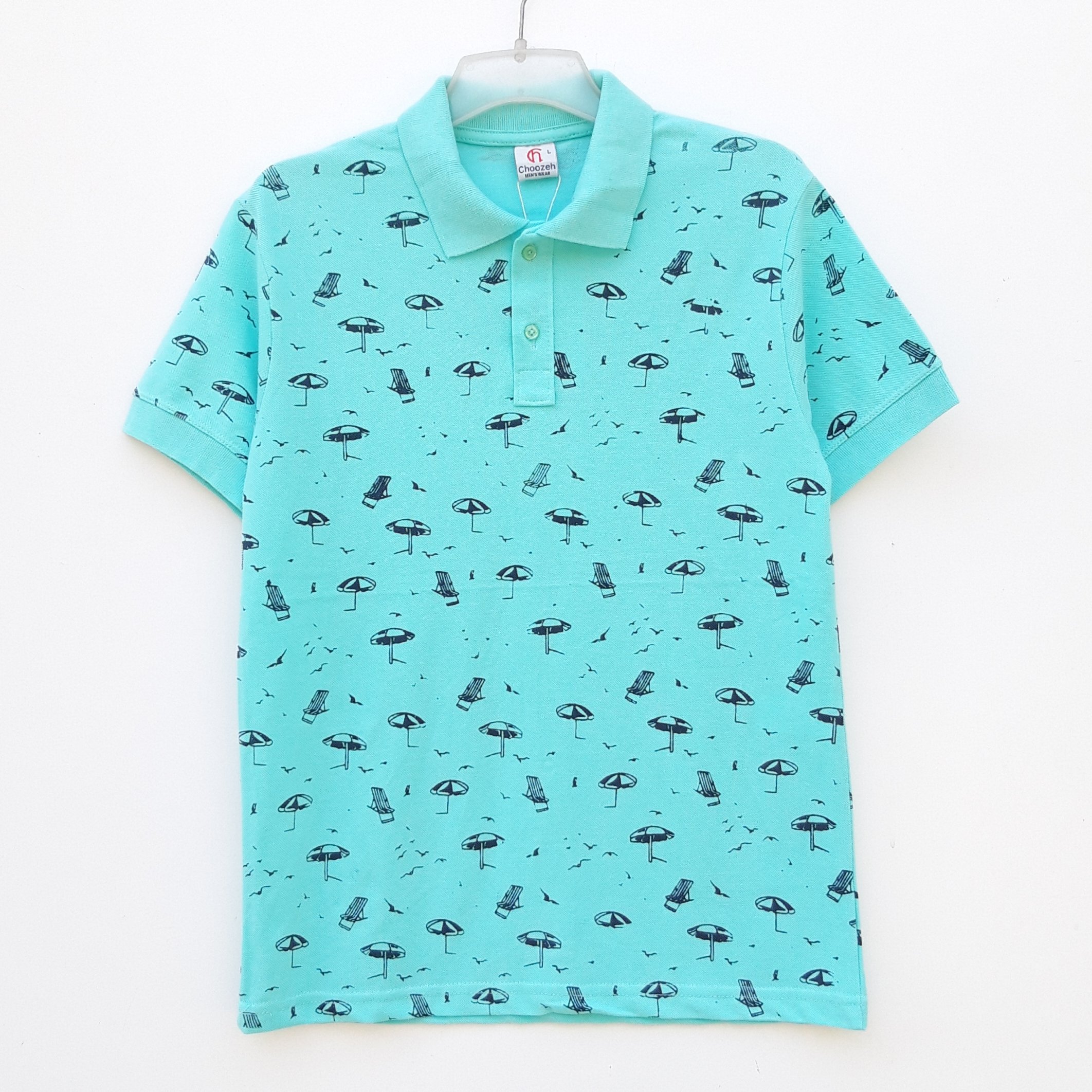 تیشرت جودون هاوایی یقه دار