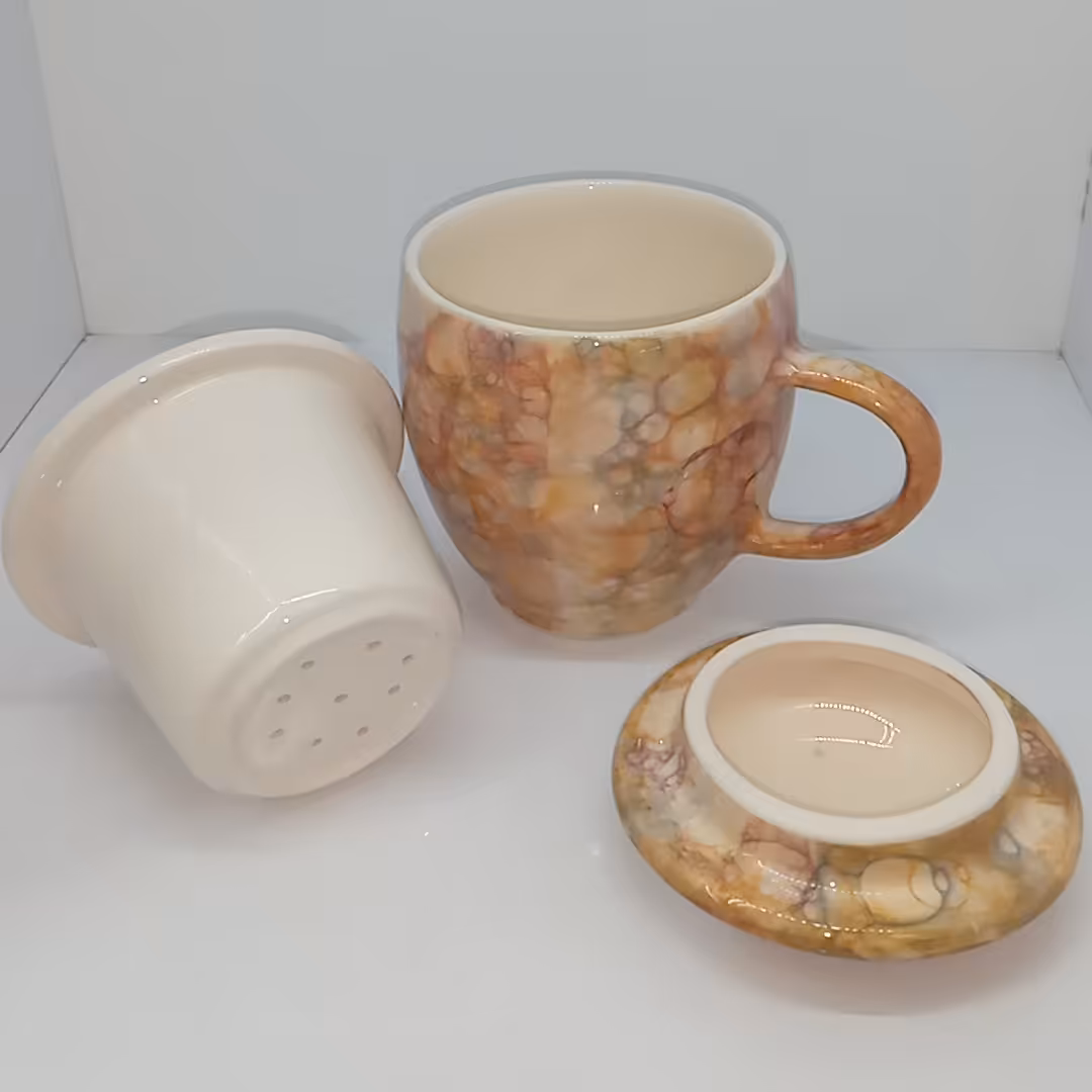 ماگ دمنوش طرح مرمری