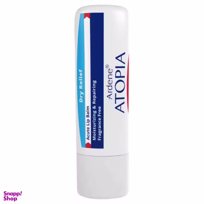 بالم مرطوب کننده و ترمیم کننده لب آردن (Ardene) سری Atopia مدل Dry Relief وزن 4.5 گرم