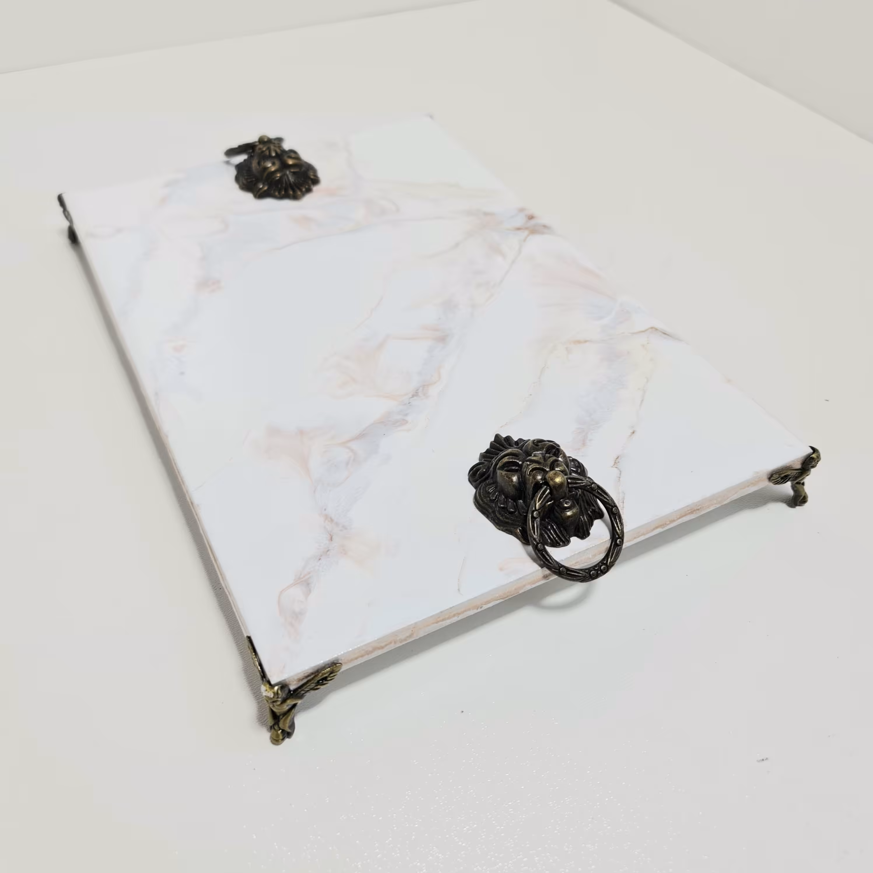 رولت خوری طرح سنگ رزینی دسته و پایه زاماک