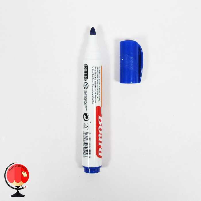 ماژیک وایت برد آبی نوک گرد KMT