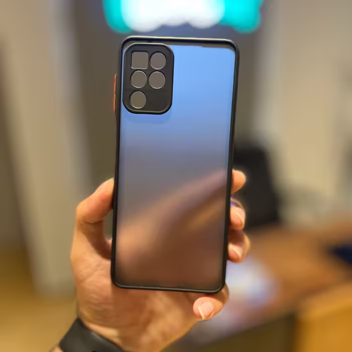 قاب سامسونگ   A22 4G مدل بامپر پشت مات دور مشکی