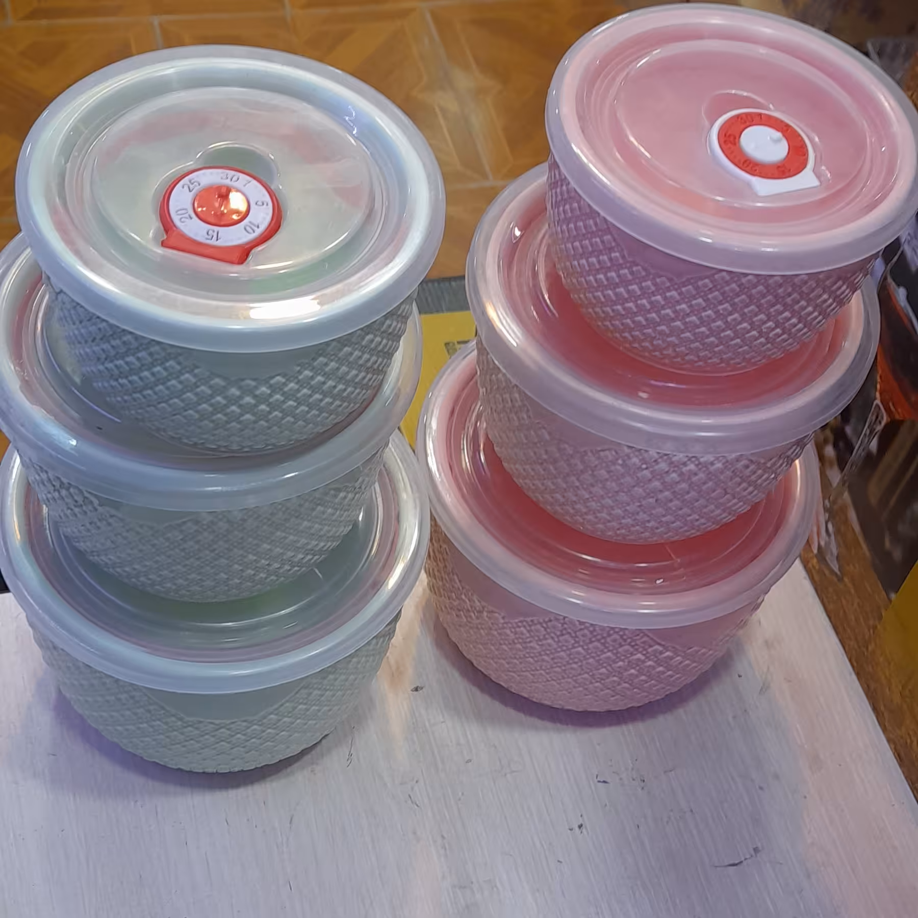 چینی ظرف 3 تایی 3 تیکه درب سوپاپ دار یونیک درجه یک