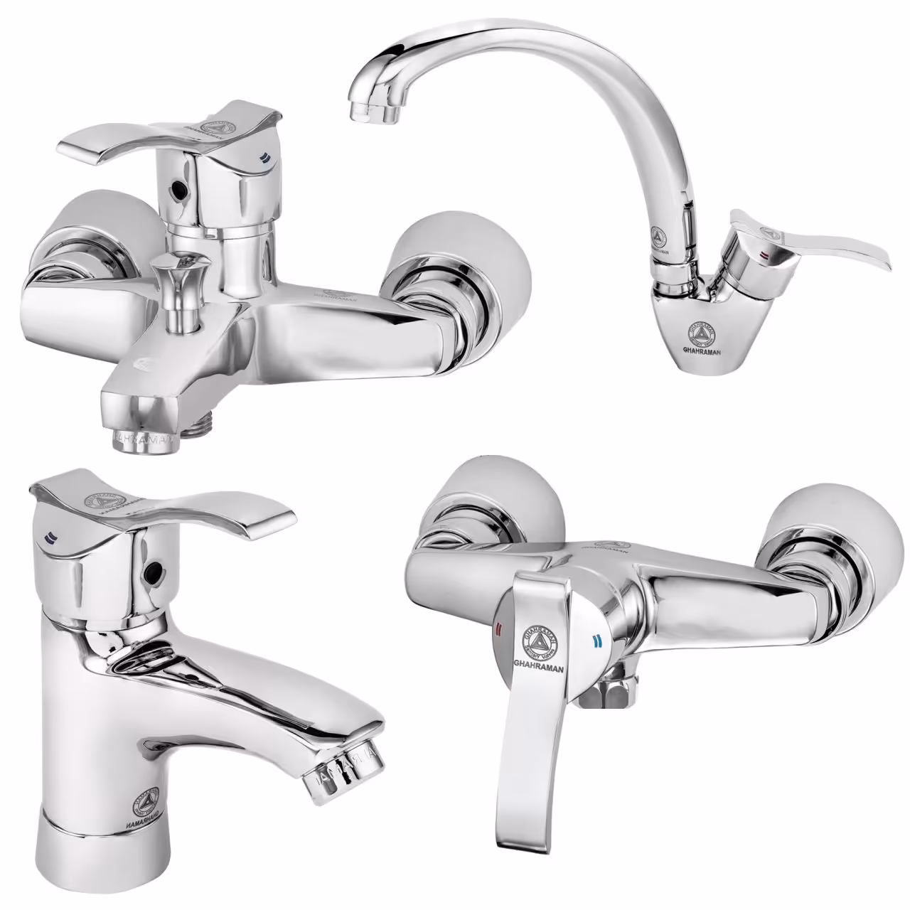 ست شیرآلات قهرمان مدل آبشار دو