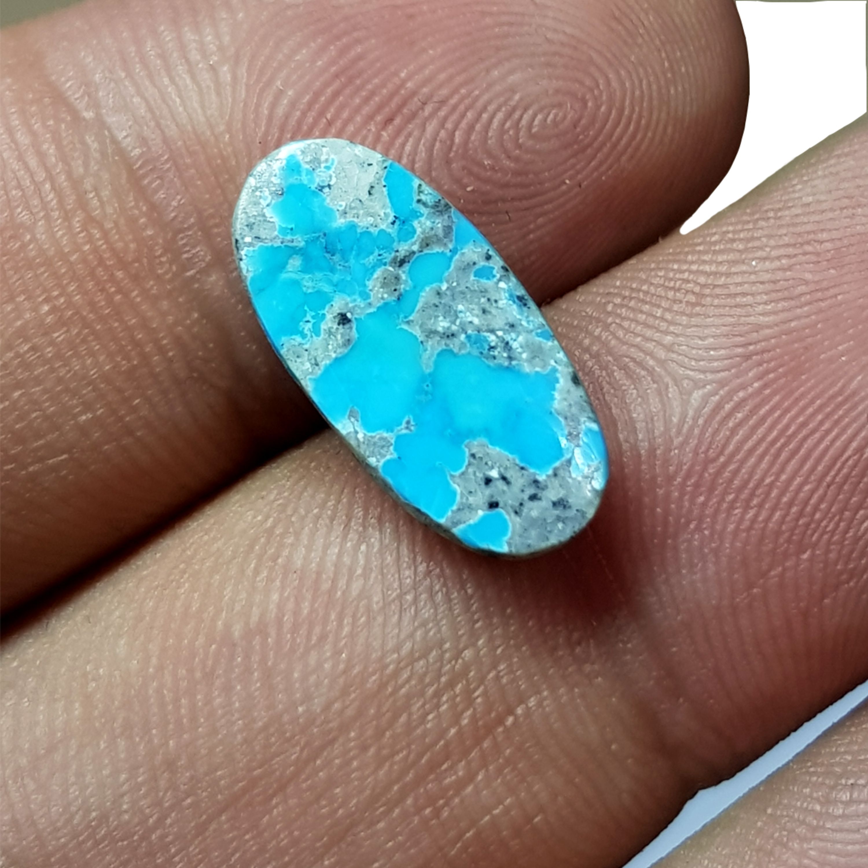 فیروزه طبیعی و اصل شجر نیشابور رنگ آبی کد 729