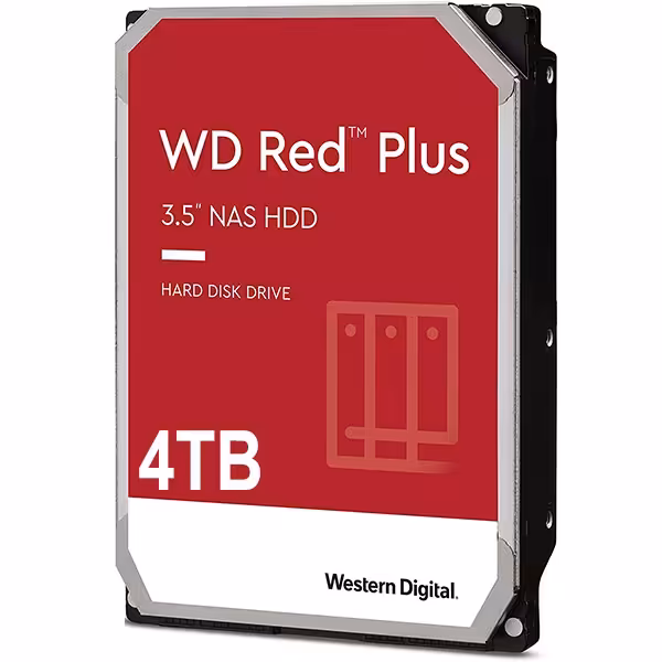 هارد اینترنال وسترن دیجیتال Red Plus 4TB مدل WD40EFRX
