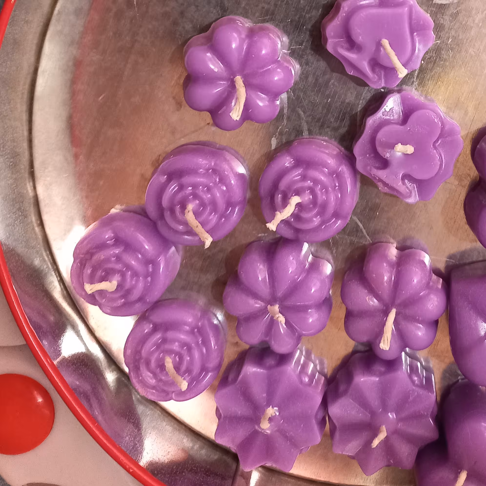 شمع قالبی بسته ی 10 عددی