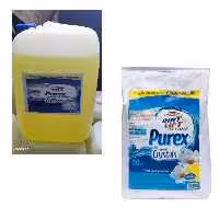 مجموعه 2 عددی پورکس پودر لباسشویی پلاس و مایع ظرفشویی 10 کیلویی