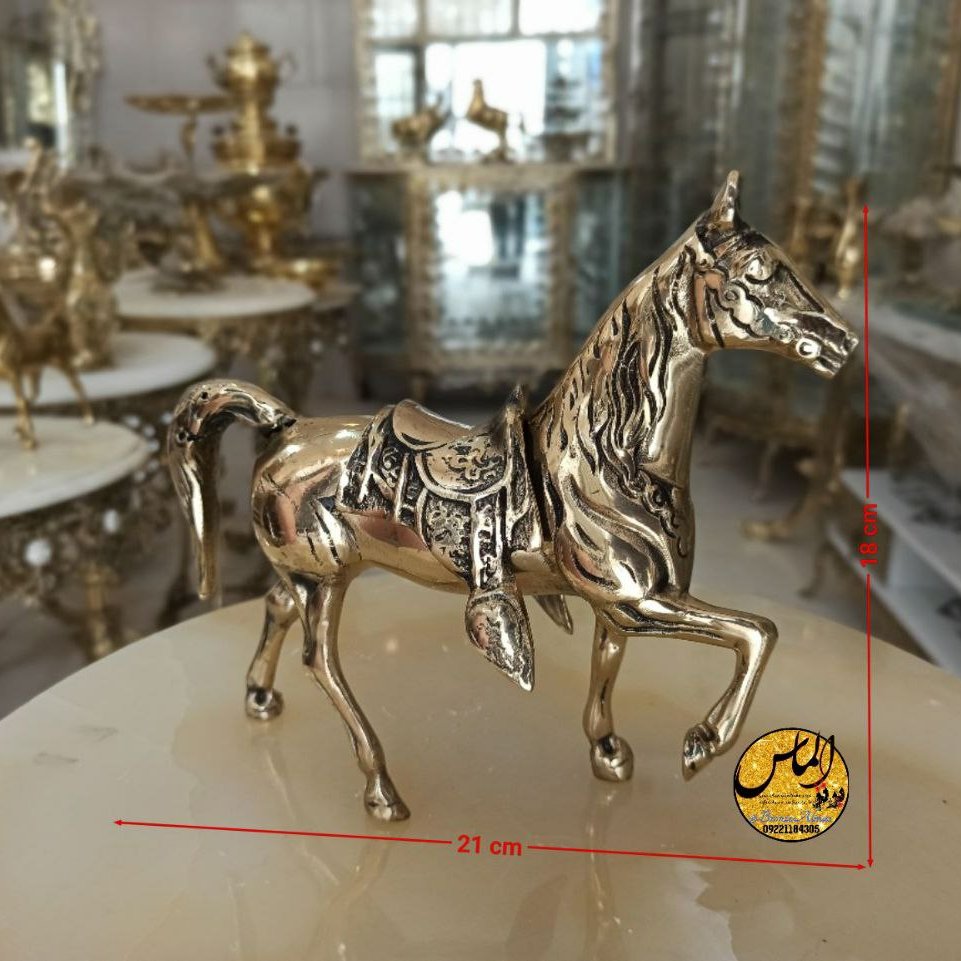 اسب زین دار برنز