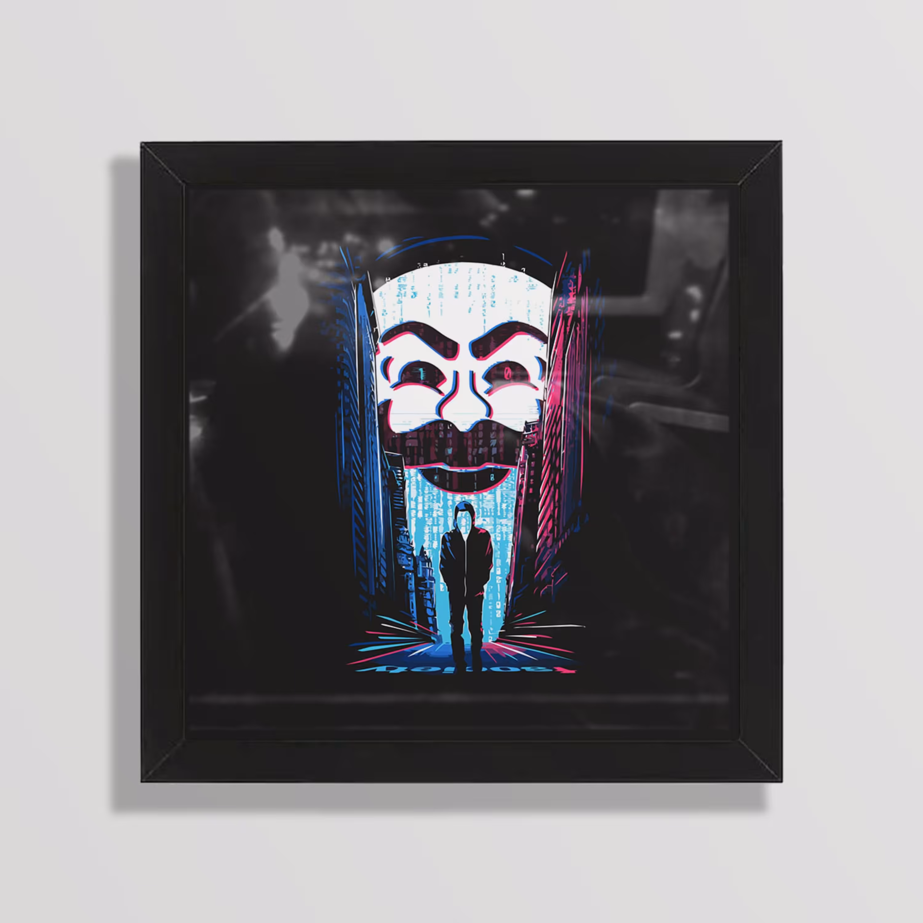 تابلو طرح مستر ربات mr robot سایز 20 در 20
