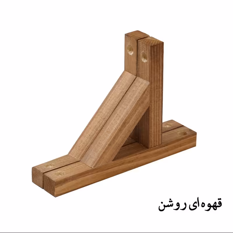 پایه نگهدارنده طبقه دیواری 2 عددی