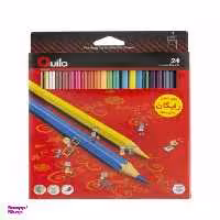 مداد رنگی 24 رنگ جعبه مقوایی کویلو (Quilo)