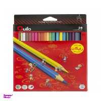 مداد رنگی 24 رنگ جعبه مقوایی کویلو (Quilo)