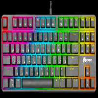 کیبورد سیمی گیمینگ Green مدل GK801-RGB با سوییچ آبی