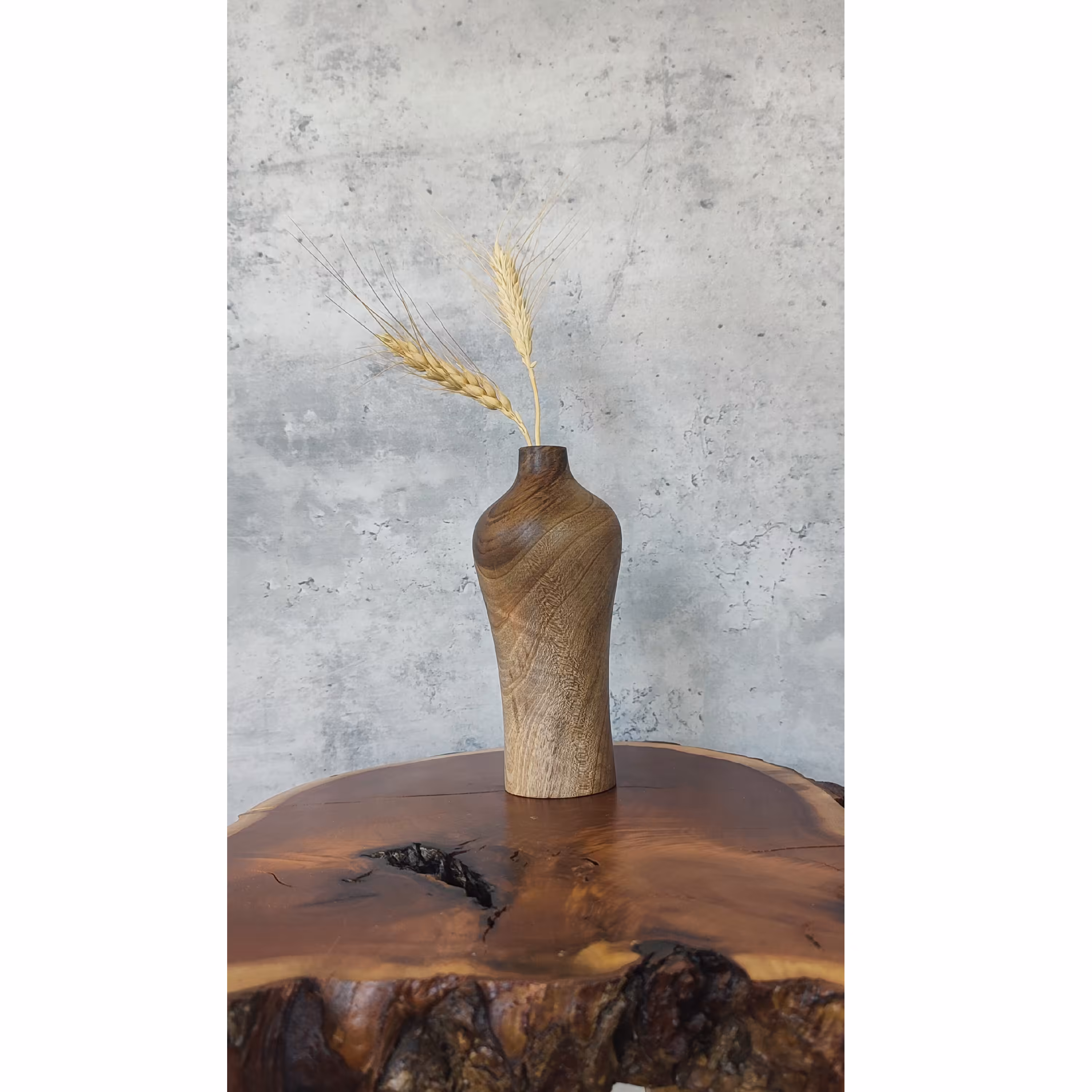 گلدان چوبی ارتفاع 14 سانت گروه سوم