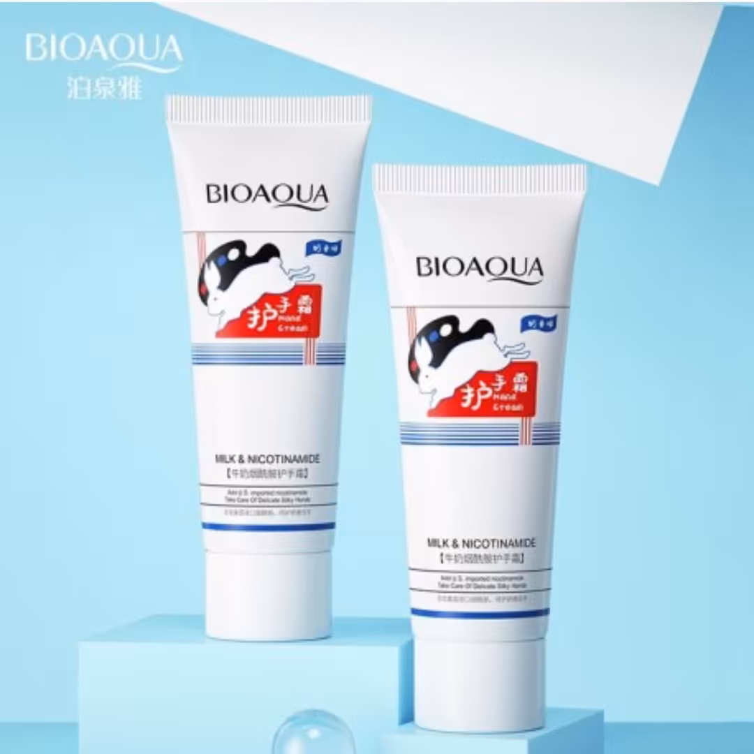 کرم دست شیر و نیکوتین آمید بیوآکوا BIOAQUA

