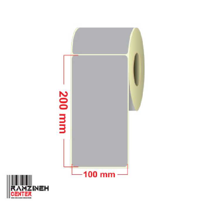 لیبل متال سایز 200*100 میلیمتر