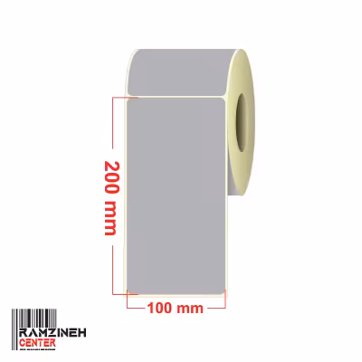 لیبل متال سایز 200*100 میلیمتر
