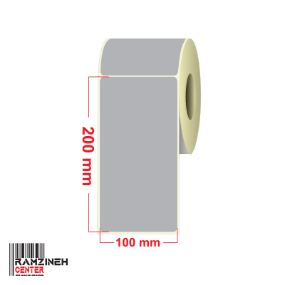 لیبل متال سایز 200*100 میلیمتر