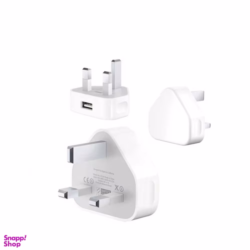 آداپتور طرح اپل مدل سه پین iPhone کد 873