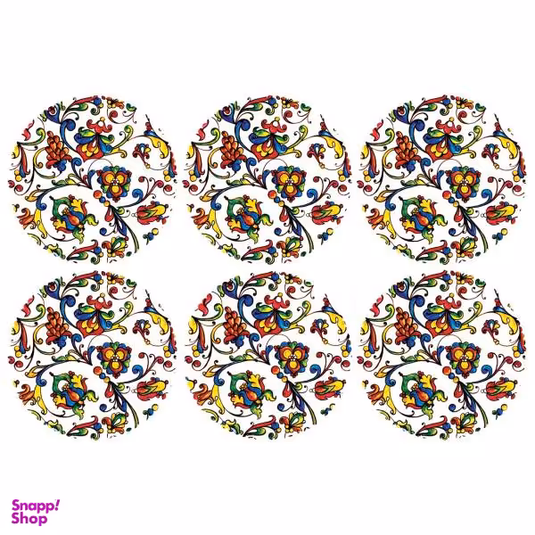 زیر لیوانی کد C2-42081 بسته 6 عددی