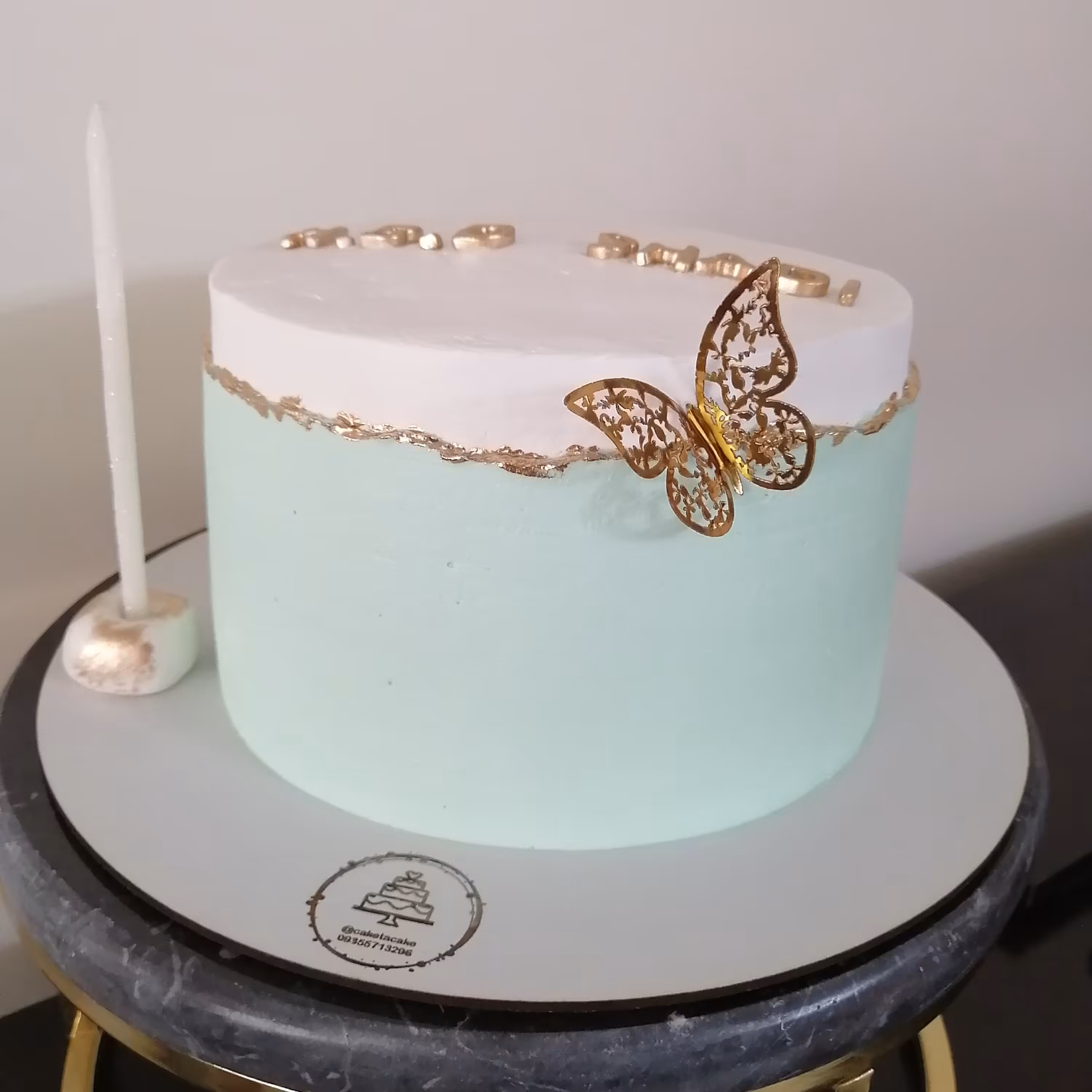 کیک دخترونه سبز ادامسی 