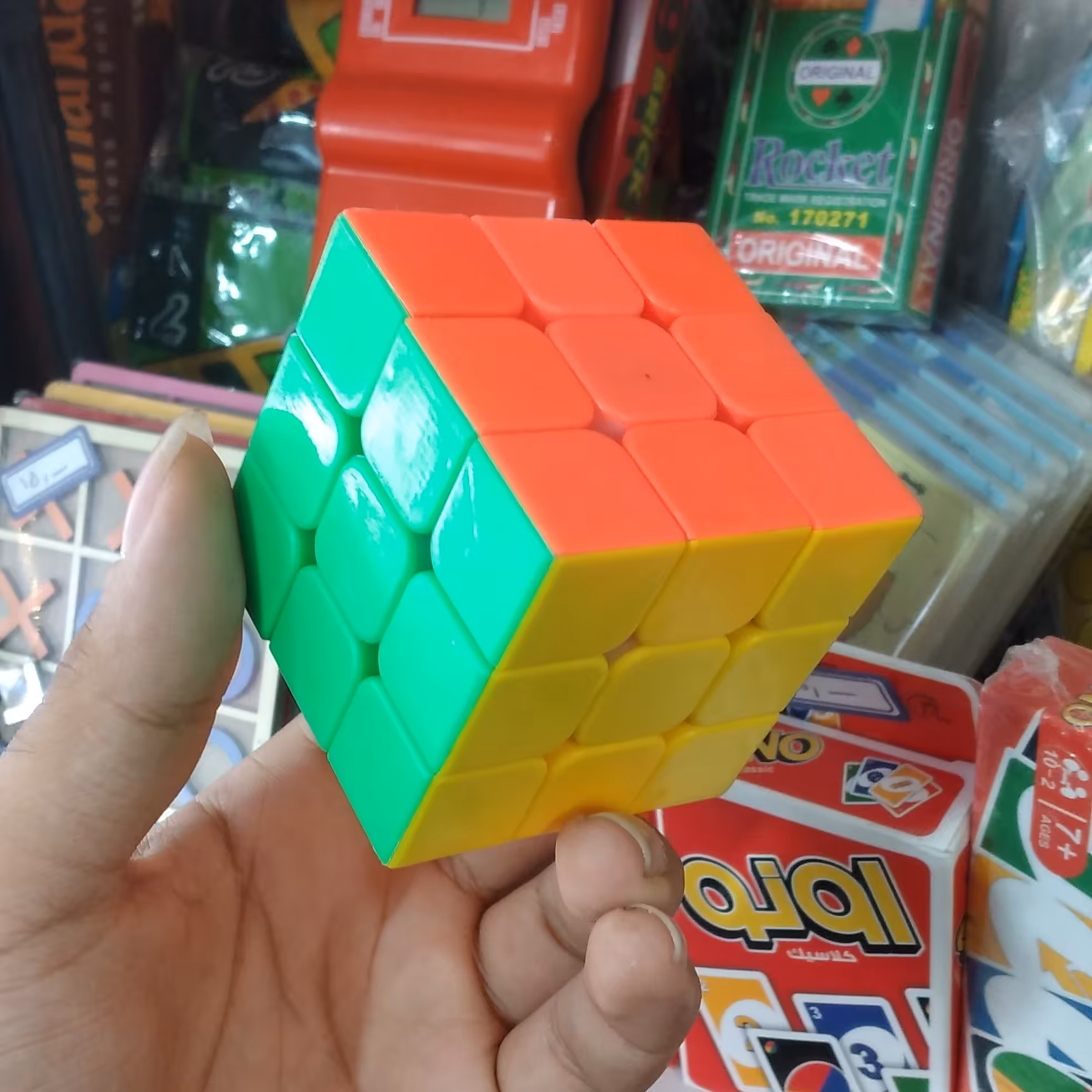 مکعب روبیک 3 در 3 خود رنگ با کیفیت