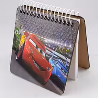 دفترچه یادداشت جلد چوبی مدل مکوئین