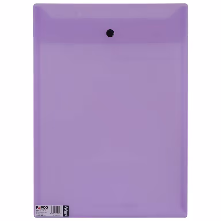 پوشه دکمه دار پاپکو مدل ارکید کد A4 - 117