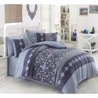 سرویس ملحفه ماژولی طرح Valerie-V2 یک نفره 3 تکه  - کد 31015014138