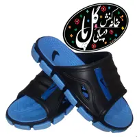 دمپایی پسرانه میانه آرمین نایک چفتی آبی