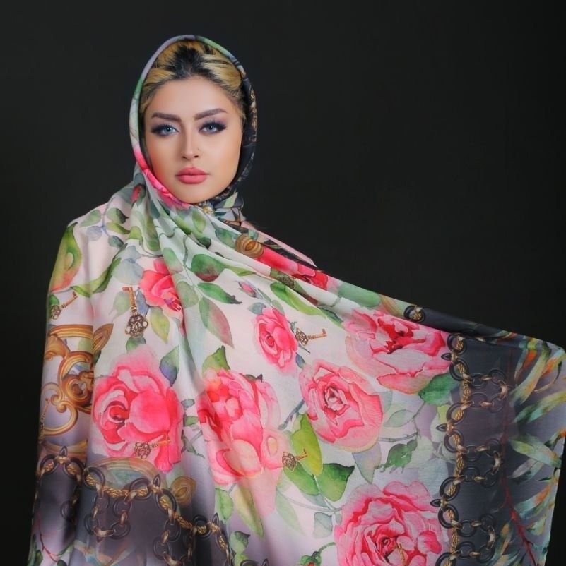 روسری نخی دست دوز اعلا، شیک