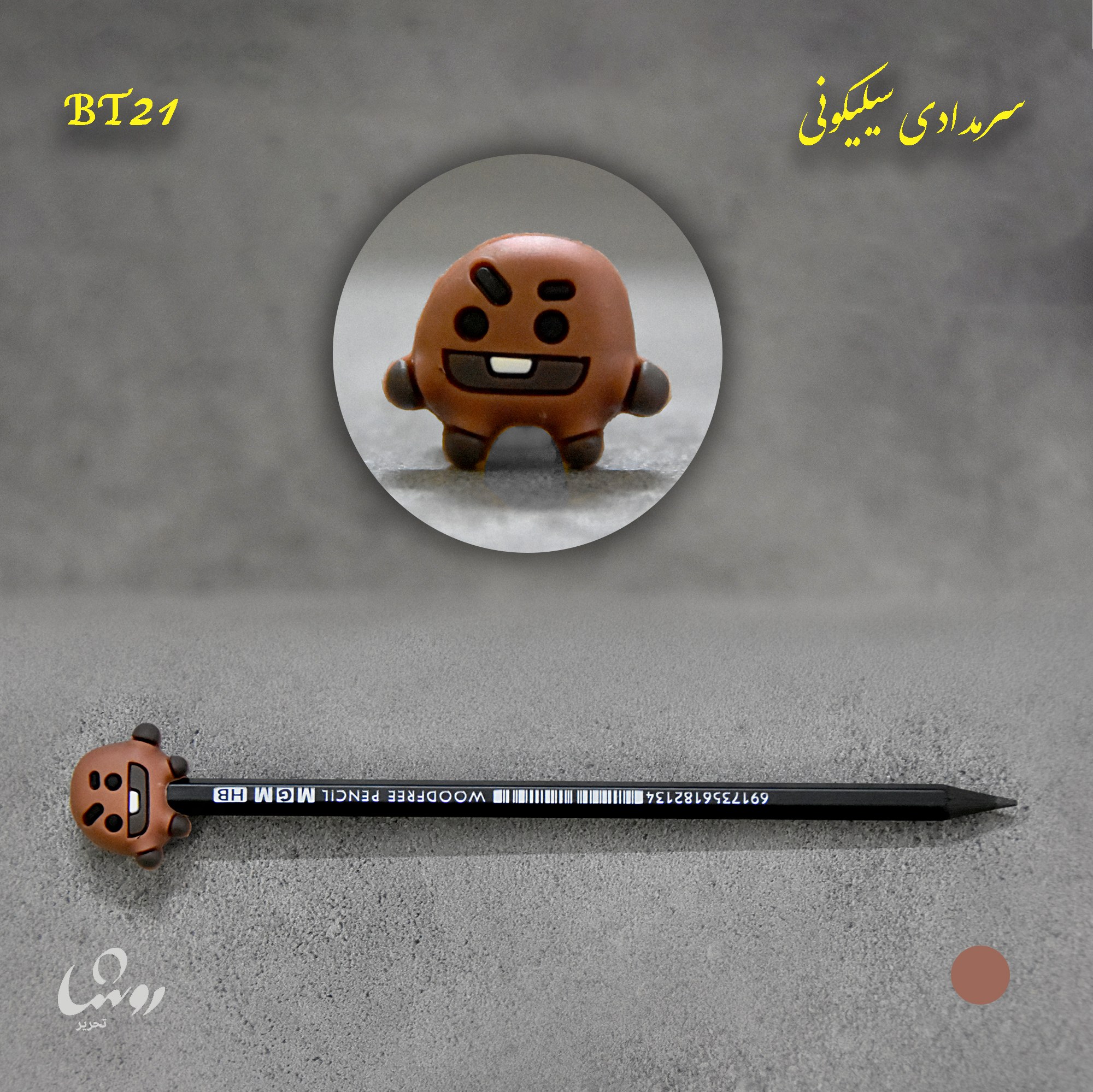 سر مدادی سیلیکونی کارتونی مناسب برای استفاده برای انواع مداد