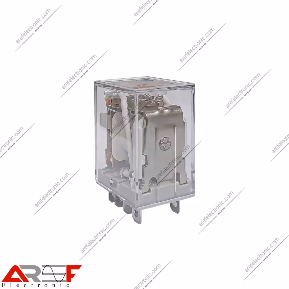 رله NHG مدل JQX-13F 2CaDC12V1 دارای 12 ولت 10 آمپر 8 پین - فروشگاه عارف الکترونیک