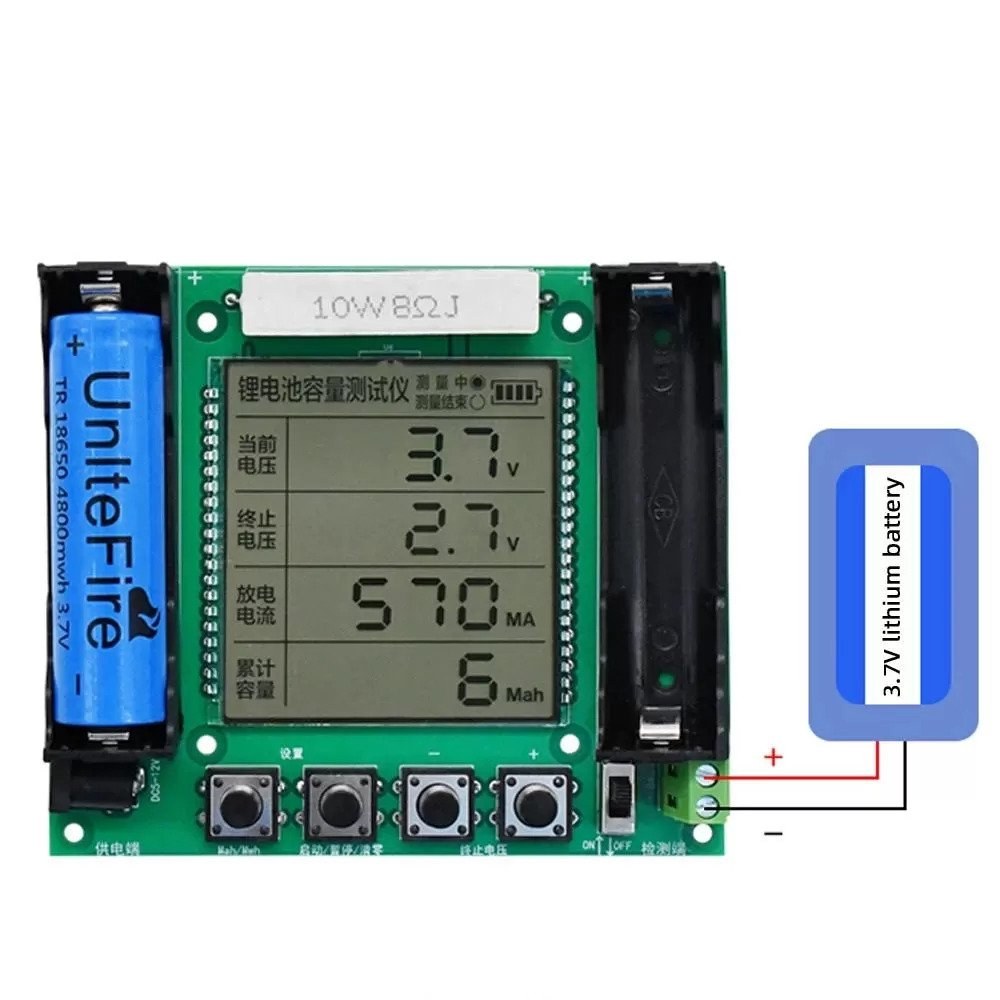 تستر ظرفیت باتری 18650 لیتیوم یون XH-M239