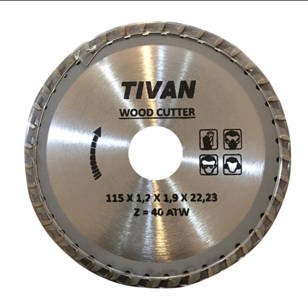 تیغ چوب بر 115 میلیمتر تیوان مخصوص برشکاری چوب با مینی فرز ( ارسال از ابزار حسین)