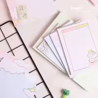 نوت پد A6 طرح بره کوچولو Little Lamb کد 131