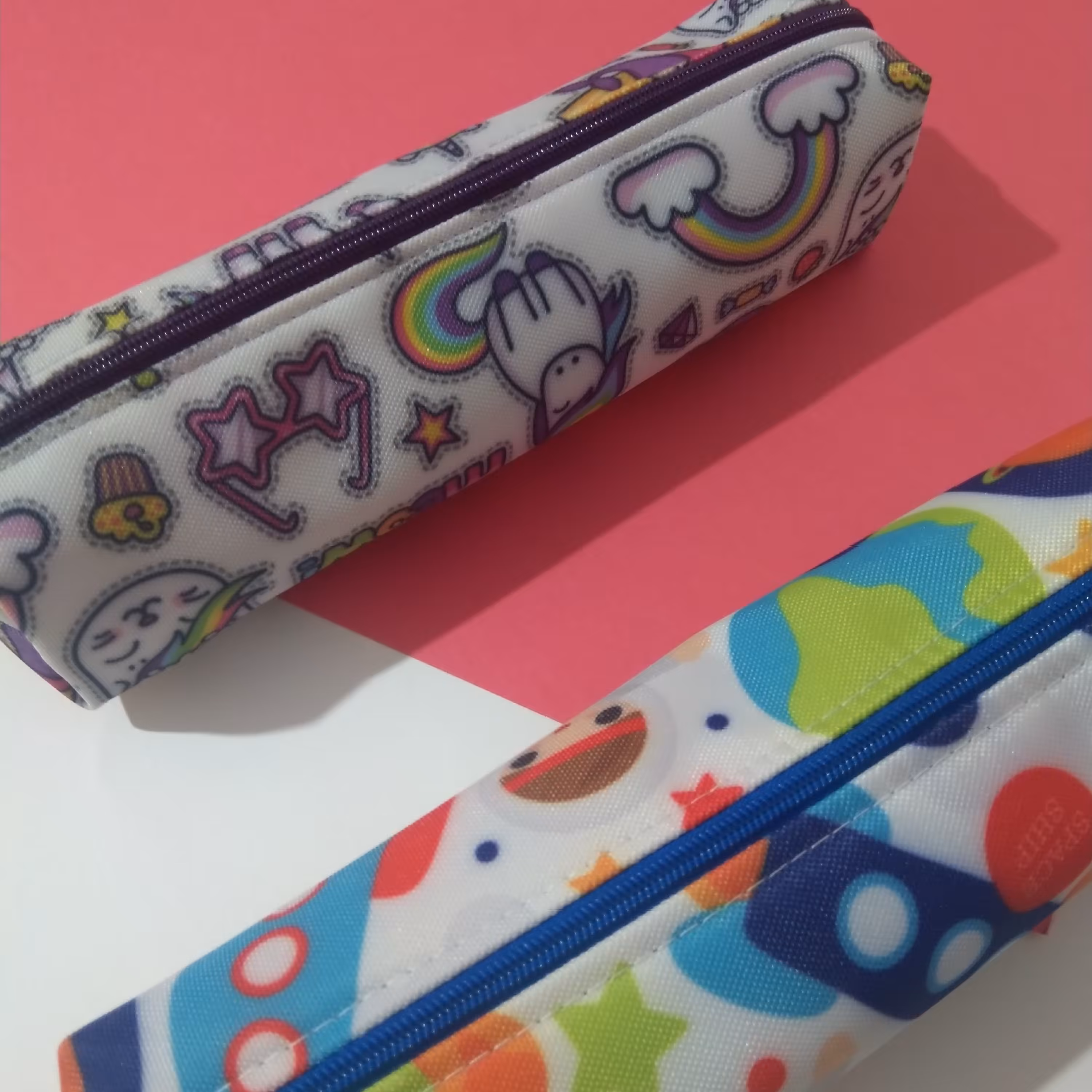 جامدادی تک زیپ طرح دار 