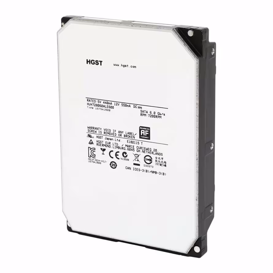 هارد دیسک اینترنال 3.5 اینچ وسترن دیجیتال HGST Ultrastar He8 0F23668 8TB