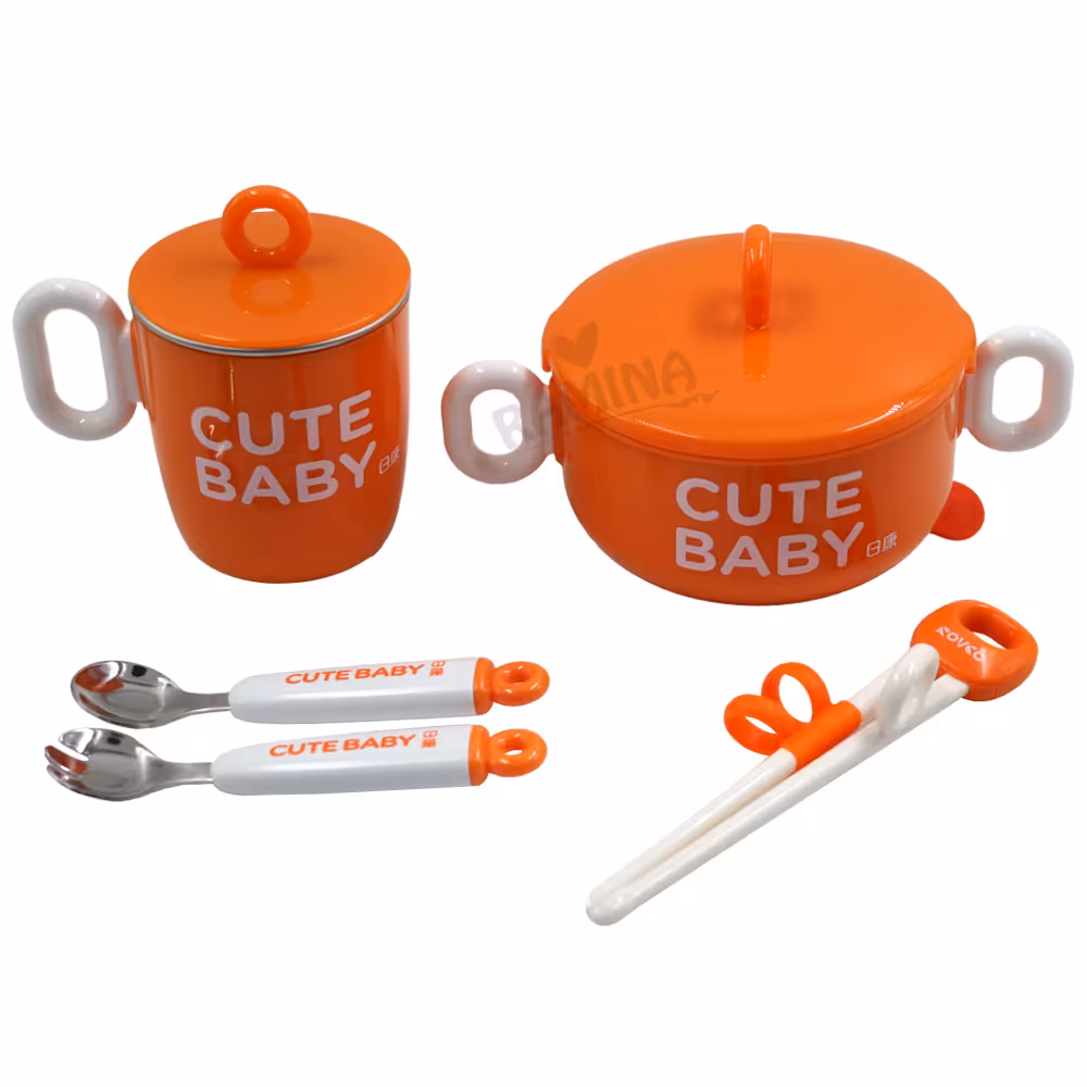 ست ظرف غذاخوری 5 تکه کودک رووکو Rovco