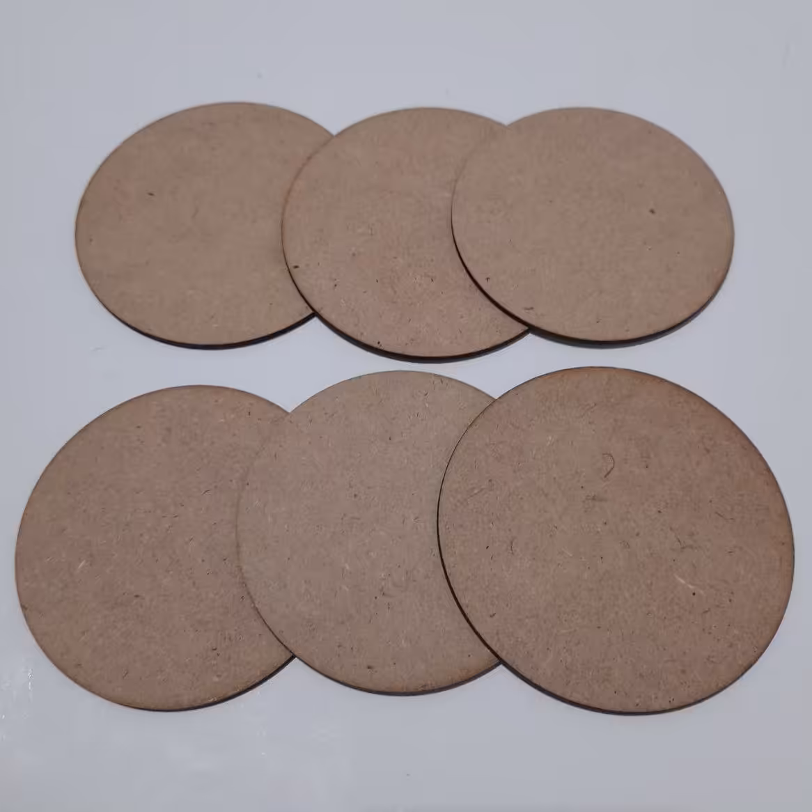 زیر لیوانی چوبی دایره 9 سانتی تک عددی